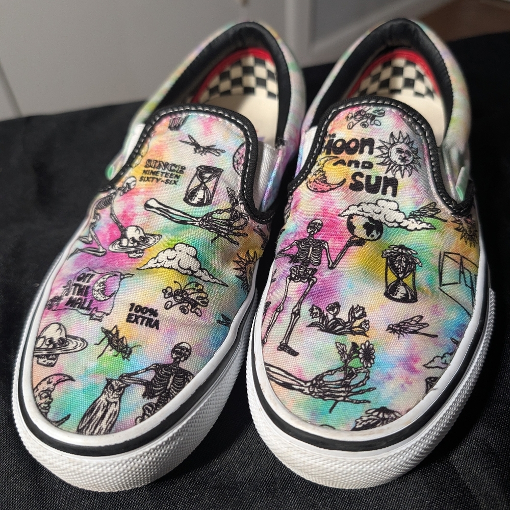 Vans Skate Slip-On sneakers in the "Shroom Doom" colorway, Size 4.5(M), 6(W)